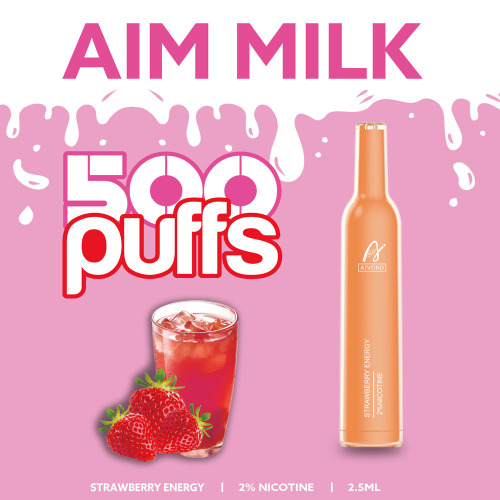 Heiße AIM -Milch 500puffs Einweghütte