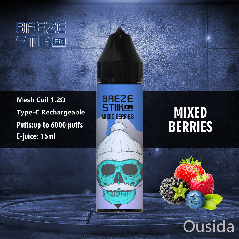 6000 Puffs Brzez Stiik Fit Disposable Vape