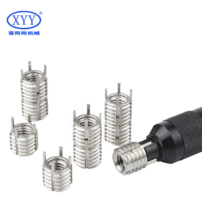 Stainless Steel M2 Threaded Insert Key Locking Carbon Steel Material Fastener