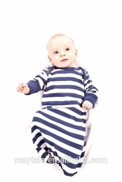 100% Cotton baby unisex newborn long sleeve sleep gown