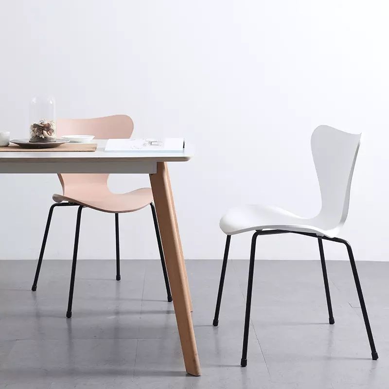 Elegant Metal Leg Dining Chair
