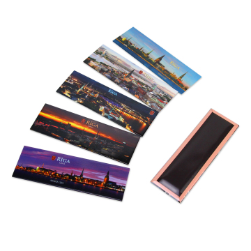 Magnet Kulkas Foto Tin Buatan Kustom - Grosir Pabrik, Ukuran: 40x110mm, Souvenir Turis