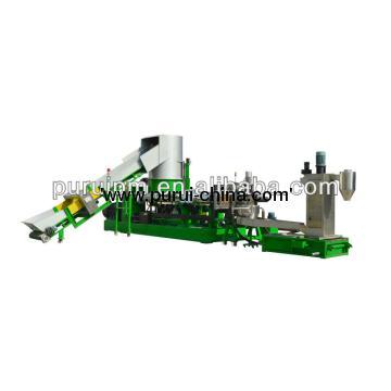 Plastic recycling machine for HDPE recycling
