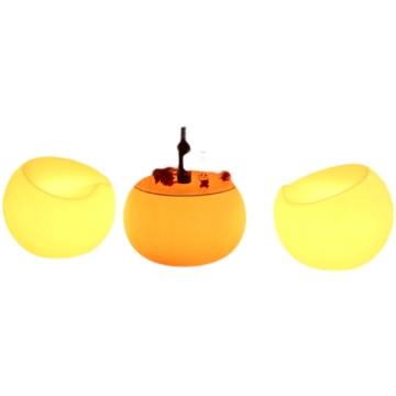 LED Lighted Apple Chair Stool for Bar, Event, Wedding, Club & Furniture