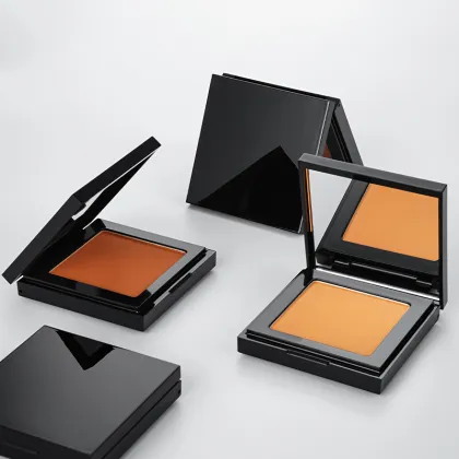 Private Label Waterproof Highlight Pressed Powder Makeup Compact Bronzer Contour Cosmetics