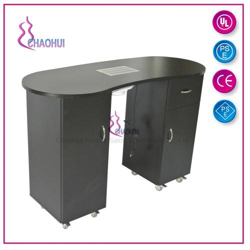 Nail table with exhaust fan