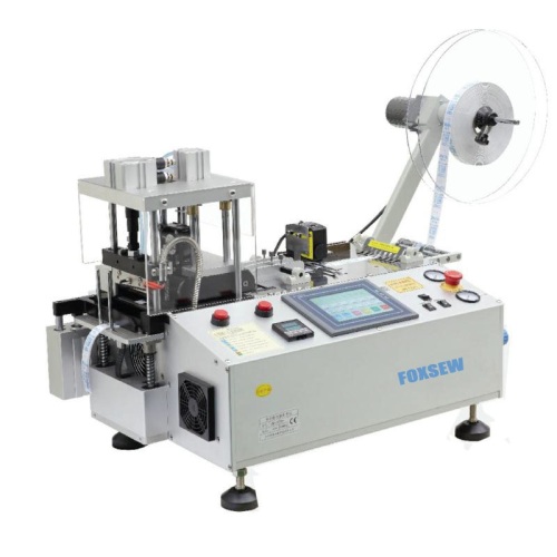 Automatic Hot Knife Label Cutting Machine with Stacker