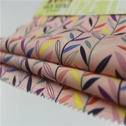 100%lenzing ecovero rayon printed poplin  fabric