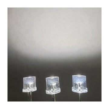 Factory Stock: Cheap Price High Bright 0.06w 3.0-3.4V 5mm White LED Diode 6000-7000K Water Clear Lens