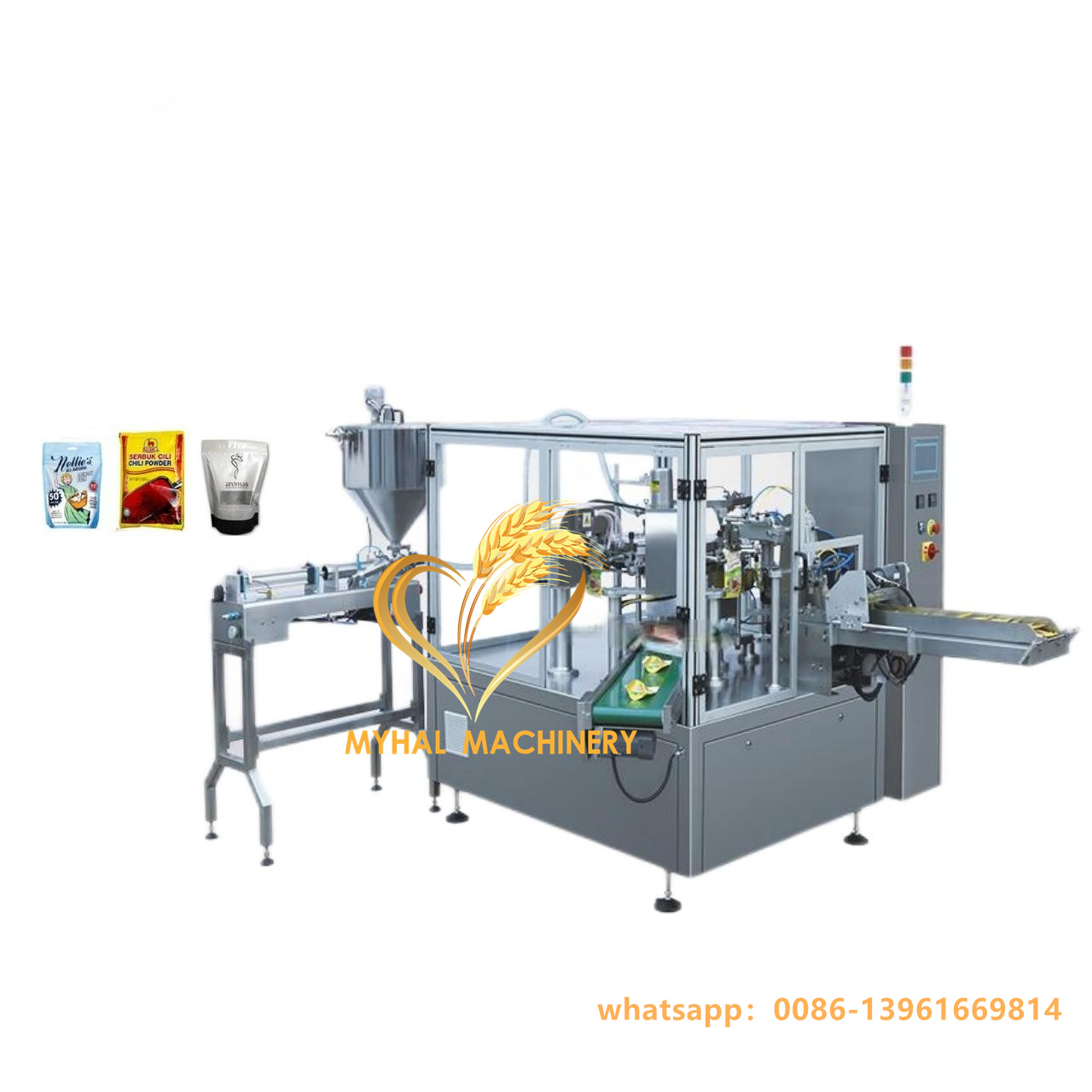 Automatic packing machine powder premade pouch filling machine