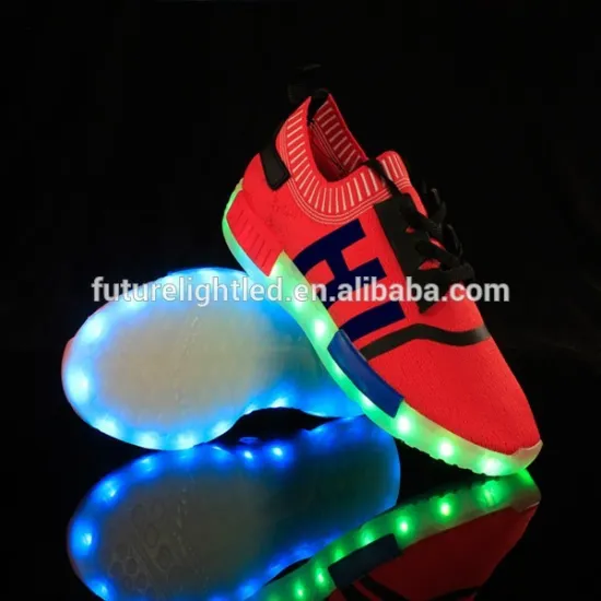 Unisex luminous shoes LED FlyKnit LED shoes for adult