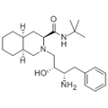 (3S, 4a, 8aS) -2 - [(2R, 3S) -3-amino-2-hydroxy-4-phénylbutyl] -N-tert-butyldécahydroisoquinoléine-3-carboxamide CAS 136522-17-3