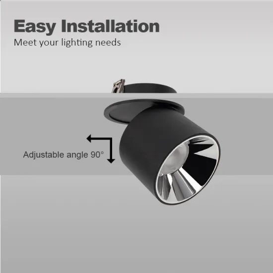 Modern Decoration Foldable Adjustable Recessed LED Downlight