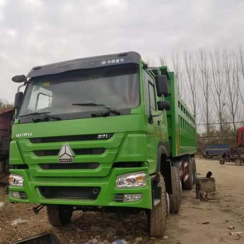 used 12 wheels howo dump truck