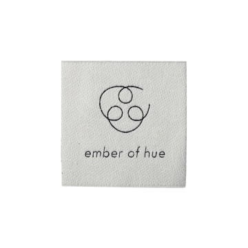 Label tenunan unik seperti kapas