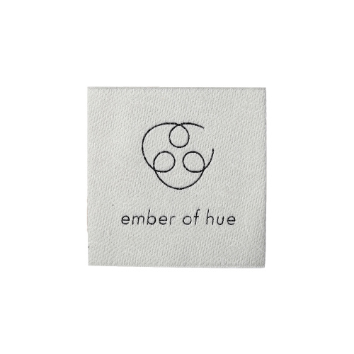 Label tenunan unik seperti kapas