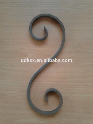 Wrought iron Scrolls("C" and "S")