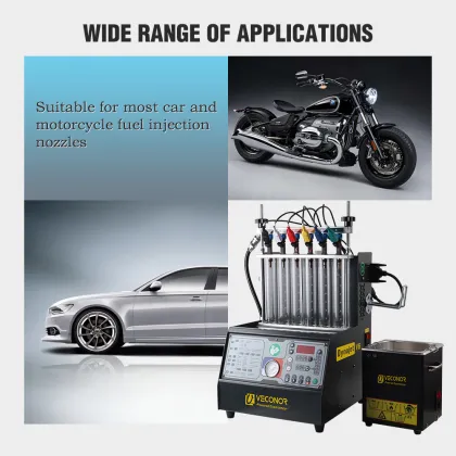 Intelligent Car Fuel Injector Cleaner & Tester - 6-Cylinders 110V/220V Dynojet V6