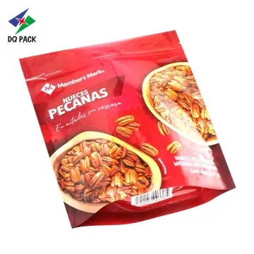 Customized printing stand up zipper pouch packing for nuts plastic bag stand up pouch