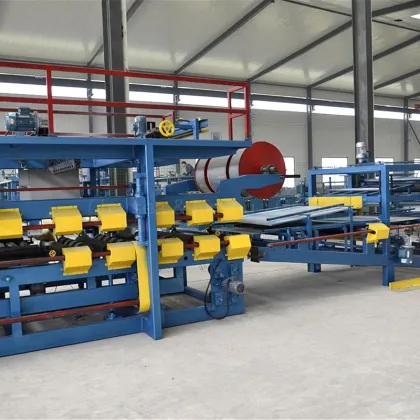 dependable performance eps or rockwool polyurethane foam sandwich metal roof panel making machinery