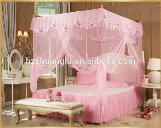 Long lasting insecticide treat polyester double bed wholesale mosquito net