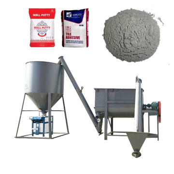Dry Plaster Mortar Powder Packing Equipment & Cement Mortar Mixing Machine