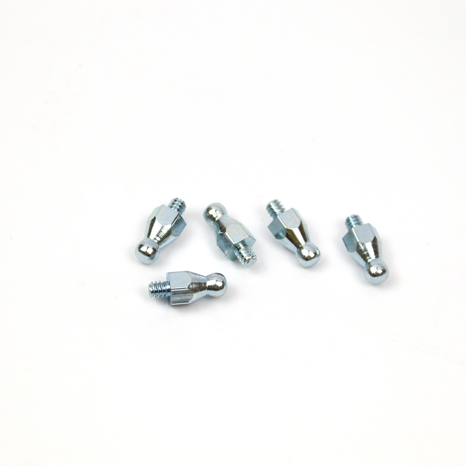 Zinc plated ball head screws by CNC technology