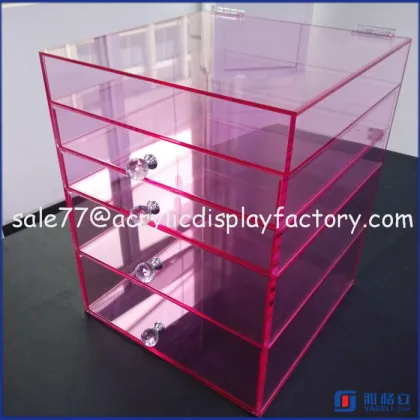 Wholesale morden custom acrylic makeup organizer /original mac cosmetics display