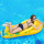 OEM inflatable flip flop floating Inflatable air mattress