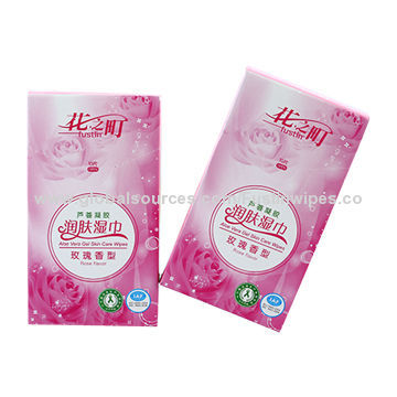 Aloe Vera Gel Skin Care Wipes, Sized 180*180mm, Moisturize and Refresh Your Hand or Face