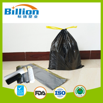 Durable Black Garbage Trash Can Liner Carrier Bin Waste Produce Refuse Bag