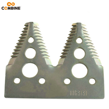 Agricultural machinery parts for combine harvester twin knife sections H163131, H153329