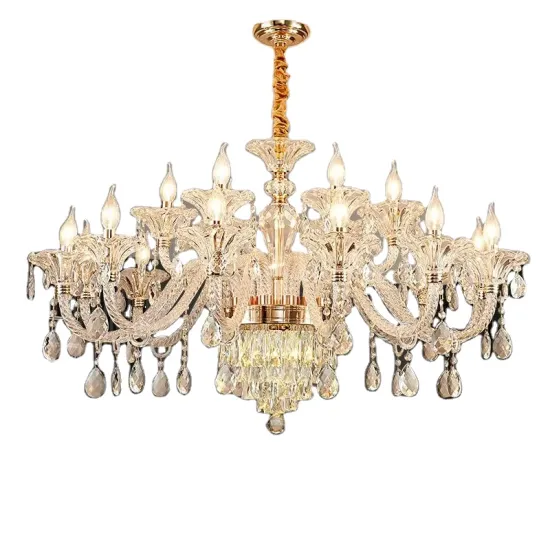 Modern Luxury Gold Crystal Chandeliers for Home & Hotel