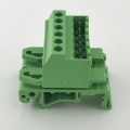 5.08MM pitch Pluggable Din rail mounted terminal block