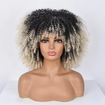 OEM & ODM acceptable high temperature fiber heat resistant synthetic wig non lace front wigs short wholesale synthetic wigs