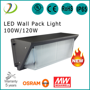 120W ETL DLC Wall Pack ha illuminato la luce