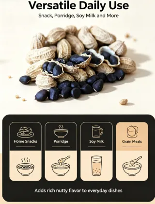 Black Peanuts Rich Selenium Zinc Nutrient Dense