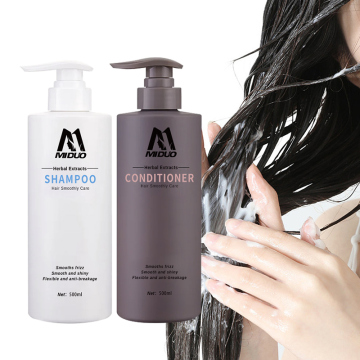 MIDUO Vegan Organic Shampoo and Conditioner Set for Professional Hair Repair and Nourishment