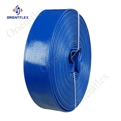 flexible blue lay flat hose