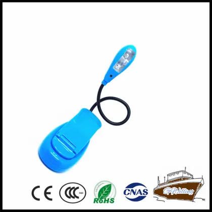 Mini 2 Led Reading Clip Light Led Book Clip Light