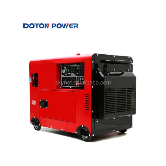 5KW 5KVA Remote Control Portable Silent Diesel Generator