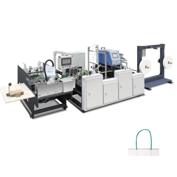 Automatic Paper Handle Bag Machine with Hot Melt Glue for Paper Bag Handle Making