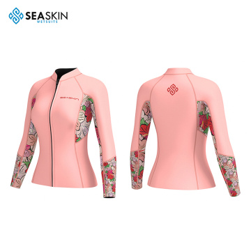 Seaskin Ladies 3mm Front Zip Wetsuit Jacket Top