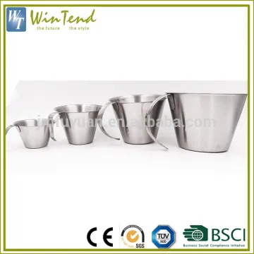 Measuring cups stainless steel thicken mix milk jug 500ml size custom measuring cups