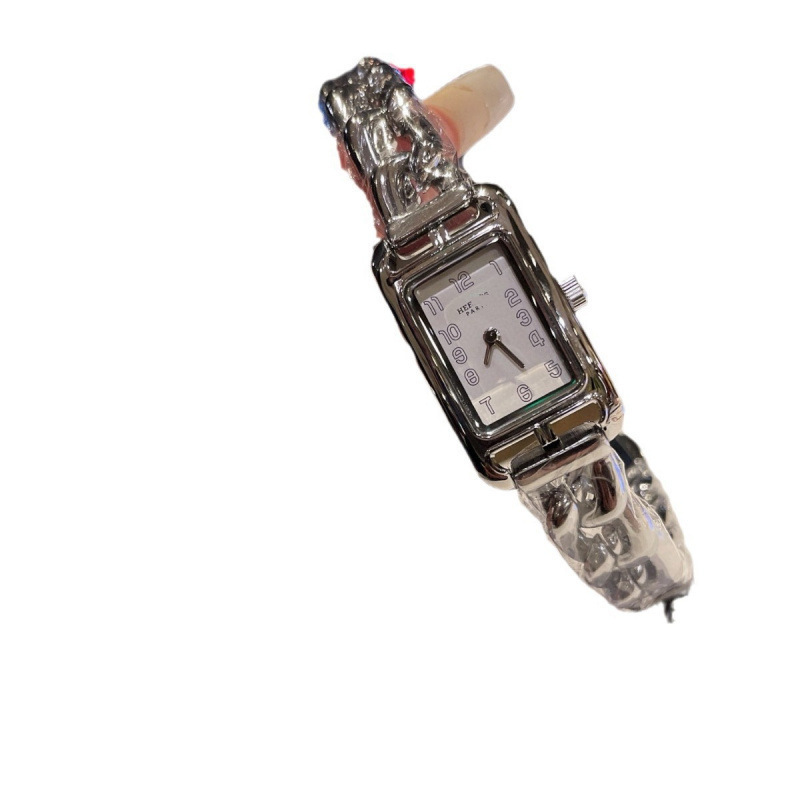 Elegant Square Steel Watch for Women