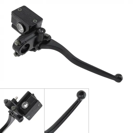 M10 Motorcycle Upper Brake Clutch Master Cylinder CNC Clutch Brake Pump Reservoir Hydraulic Pump Lever for Suzuki/Honda/Kawasaki