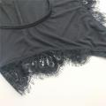 Customed Double Mesh hochwertige Wimpernspitze Bodysuit