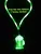 led Flashing Green Beer Mug Necklace - Make St. Patrick's Day