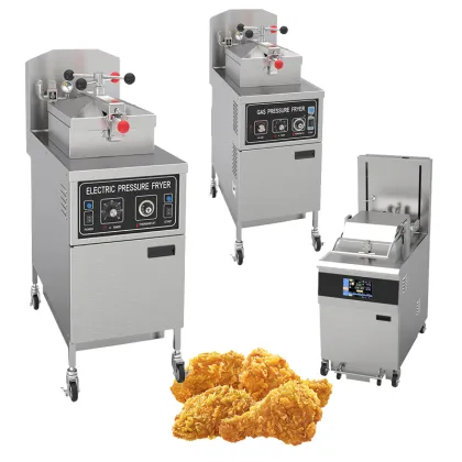 KFC Quality Pressure Ventless Deep Fryers for Potato Fries