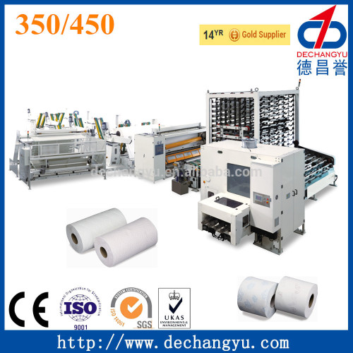 450/350 fully automatic high speed toilet tissue paper machine production line